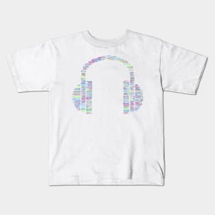 Headphone Abstract Kids T-Shirt